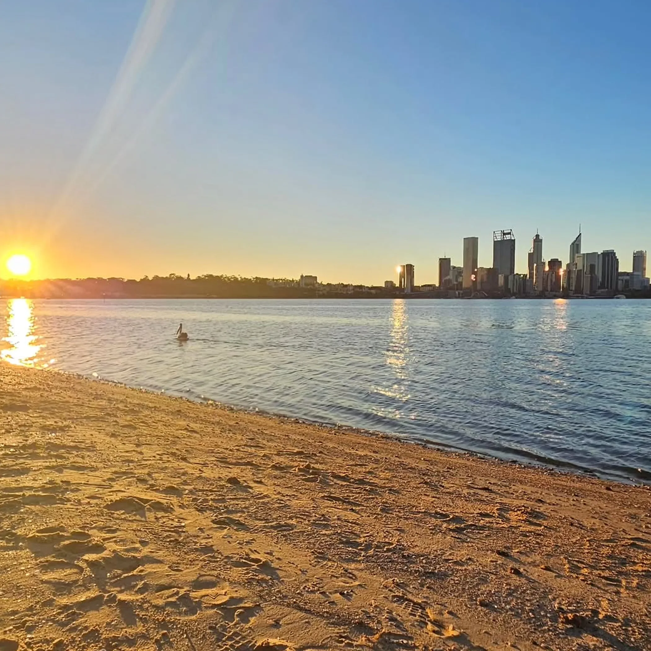 sunny australian coast