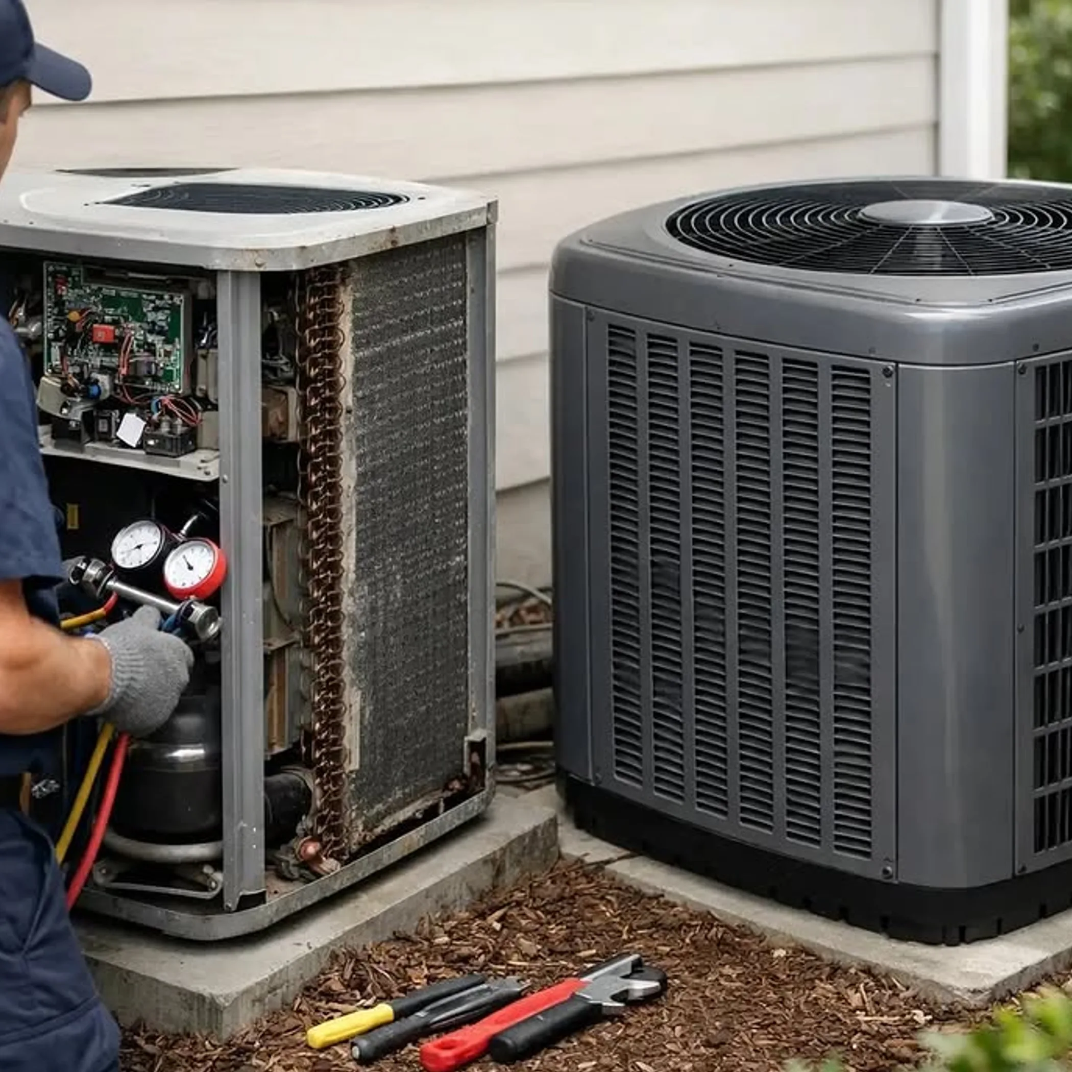 heat pump and air-conditioning equipment